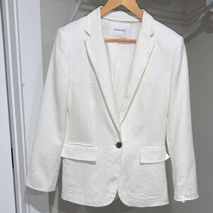 Frame Denim Women's Ivory Blazer